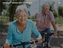 Tablet Screenshot of discountseniorlifeinsurance.com